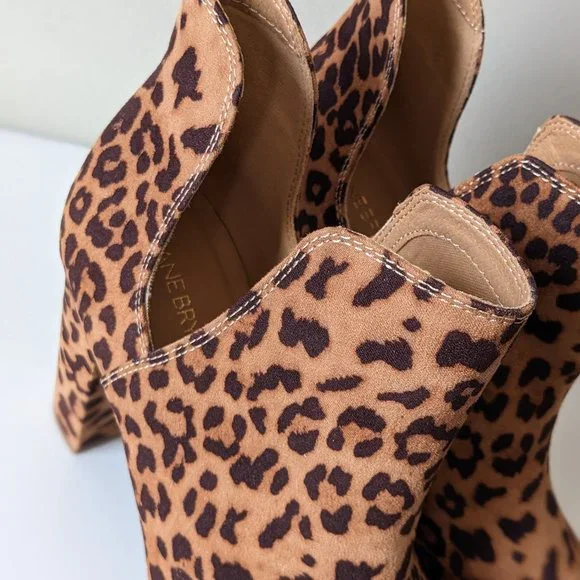 Lane Bryant Dream Cloud Cutout High Heel Bootie - Leopard - 11W - Picture 14 of 15